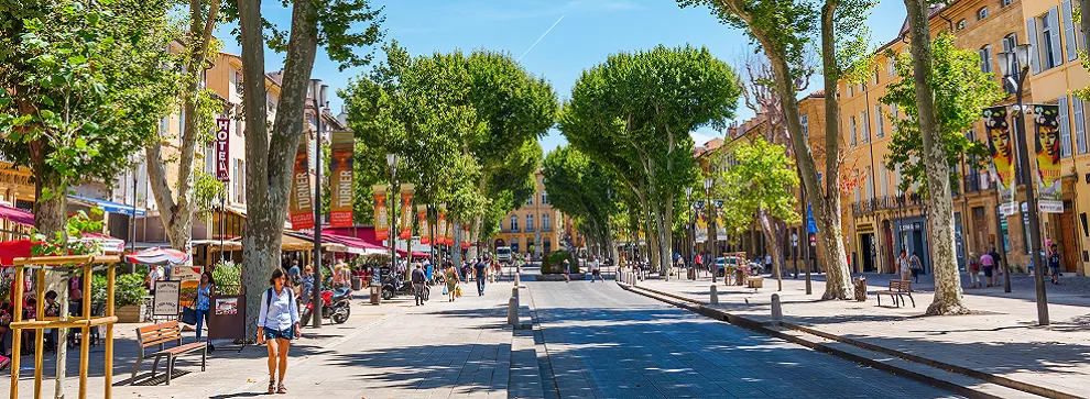 aix-en-provence, place, square, france